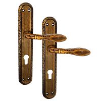 Ручки на планке OZCANLAR Zara Yale 72 матовая бронза